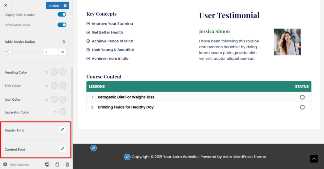 Image [15]- Thème gratuit Astra avec intégration de LearnDash : Créer rapidement des pages de cours en ligne professionnelles
