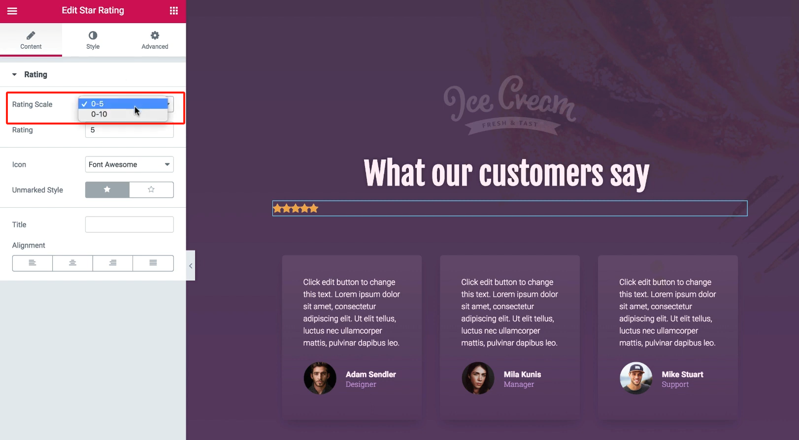 图片[4]-如何使用 Elementor 创建自定义评分系统，提升网站互动性