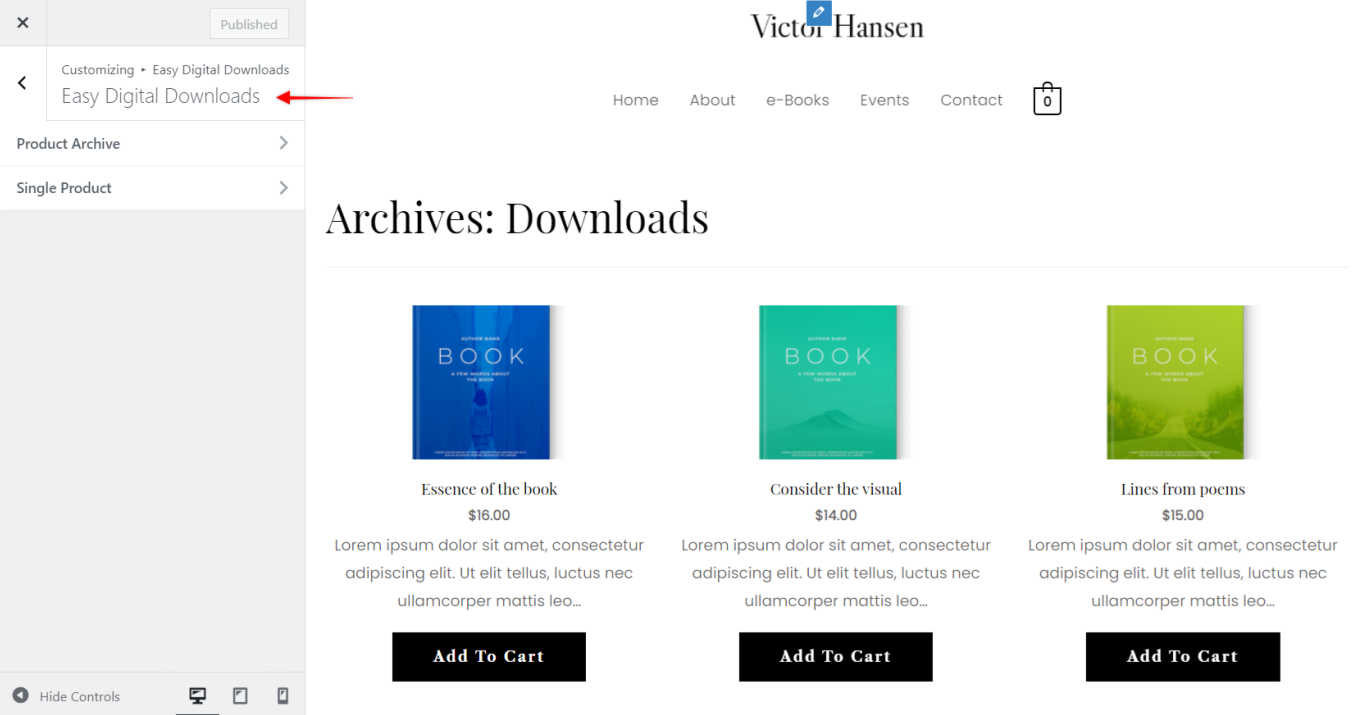 图片[2]-使用 Astra 免费主题集成 Easy Digital Downloads 搭建数字商品商城