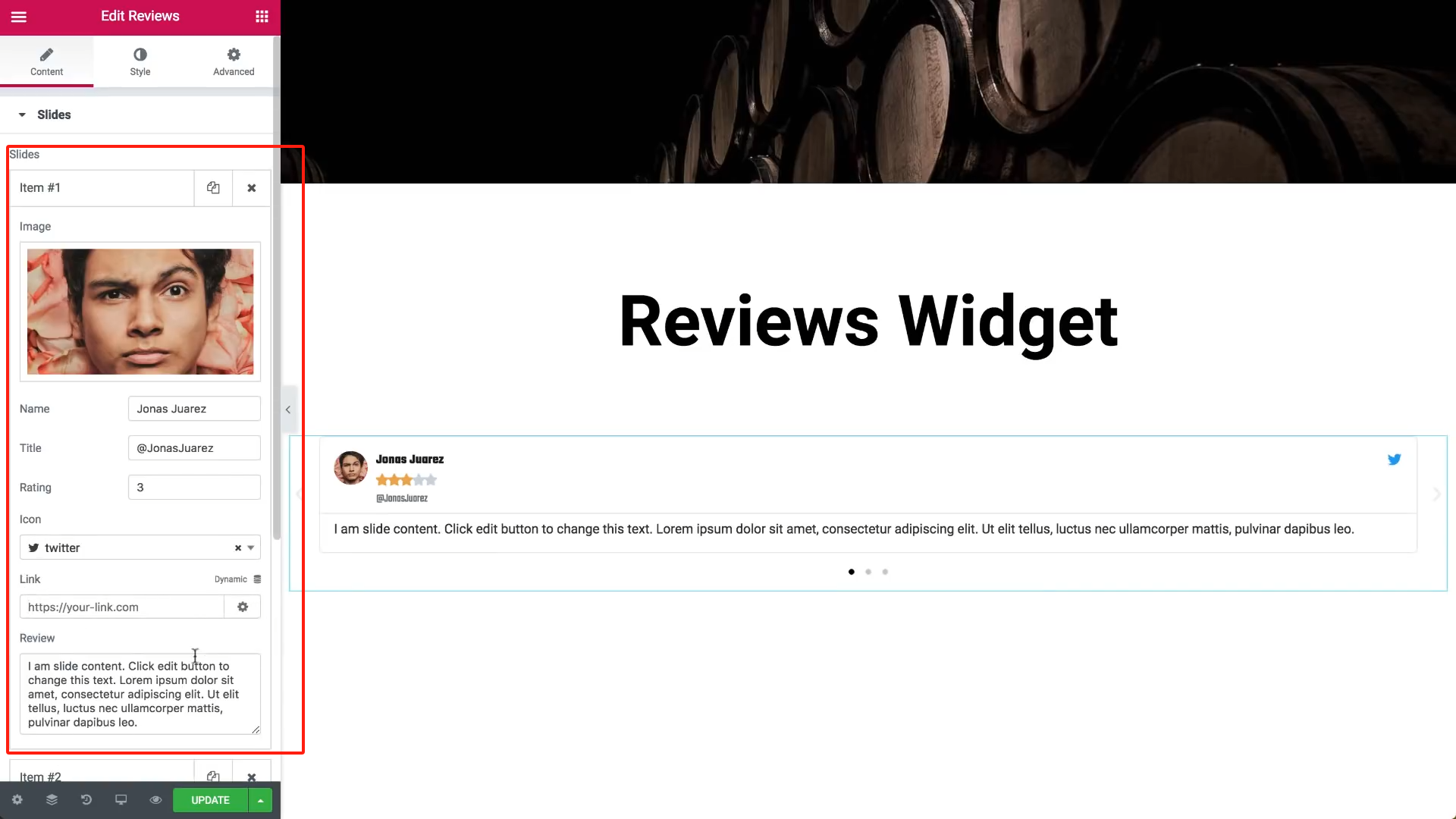 Imagen [5] - Cómo mejorar la confianza y la interacción en el sitio web con los widgets de comentarios de Elementor