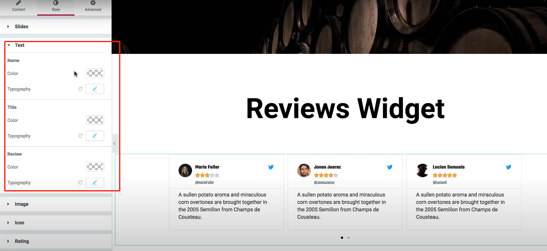 Imagen [10] - Cómo mejorar la confianza y la interacción en el sitio web con los widgets de comentarios de Elementor