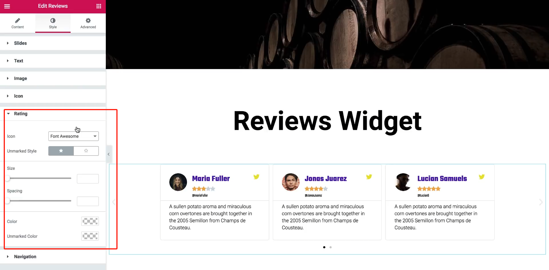 Imagen [12] - Cómo mejorar la confianza y la interacción en el sitio web con los widgets de comentarios de Elementor