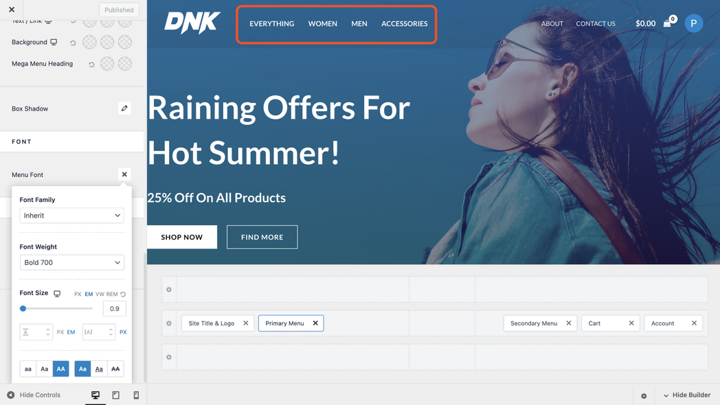 图片[2]-如何更改 Astra 菜单项的排版