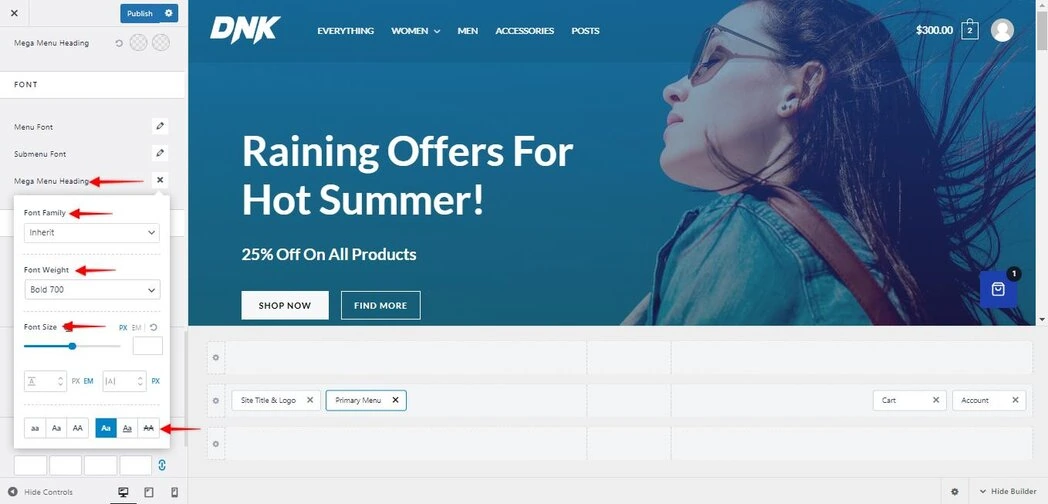 图片[6]-如何更改 Astra 菜单项的排版