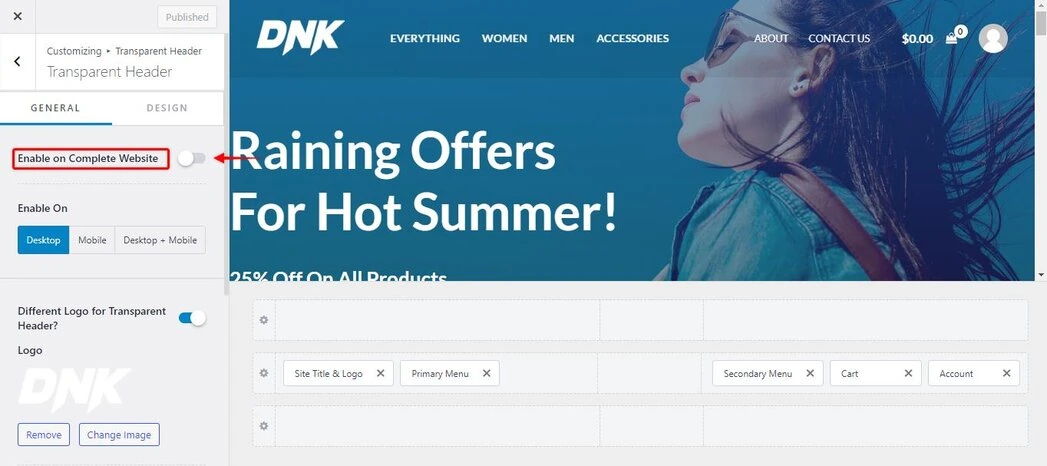 图片[2]-如何在 Astra 主题中启用透明标题