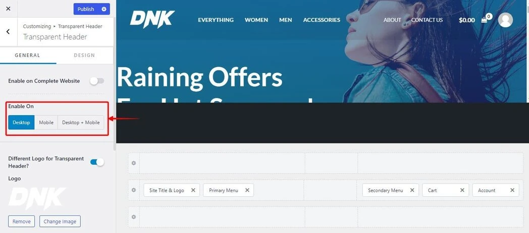 图片[3]-如何在 Astra 主题中启用透明标题