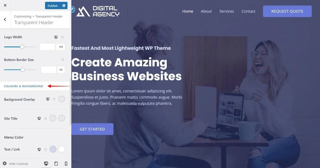 图片[6]-如何在 Astra 主题中启用透明标题