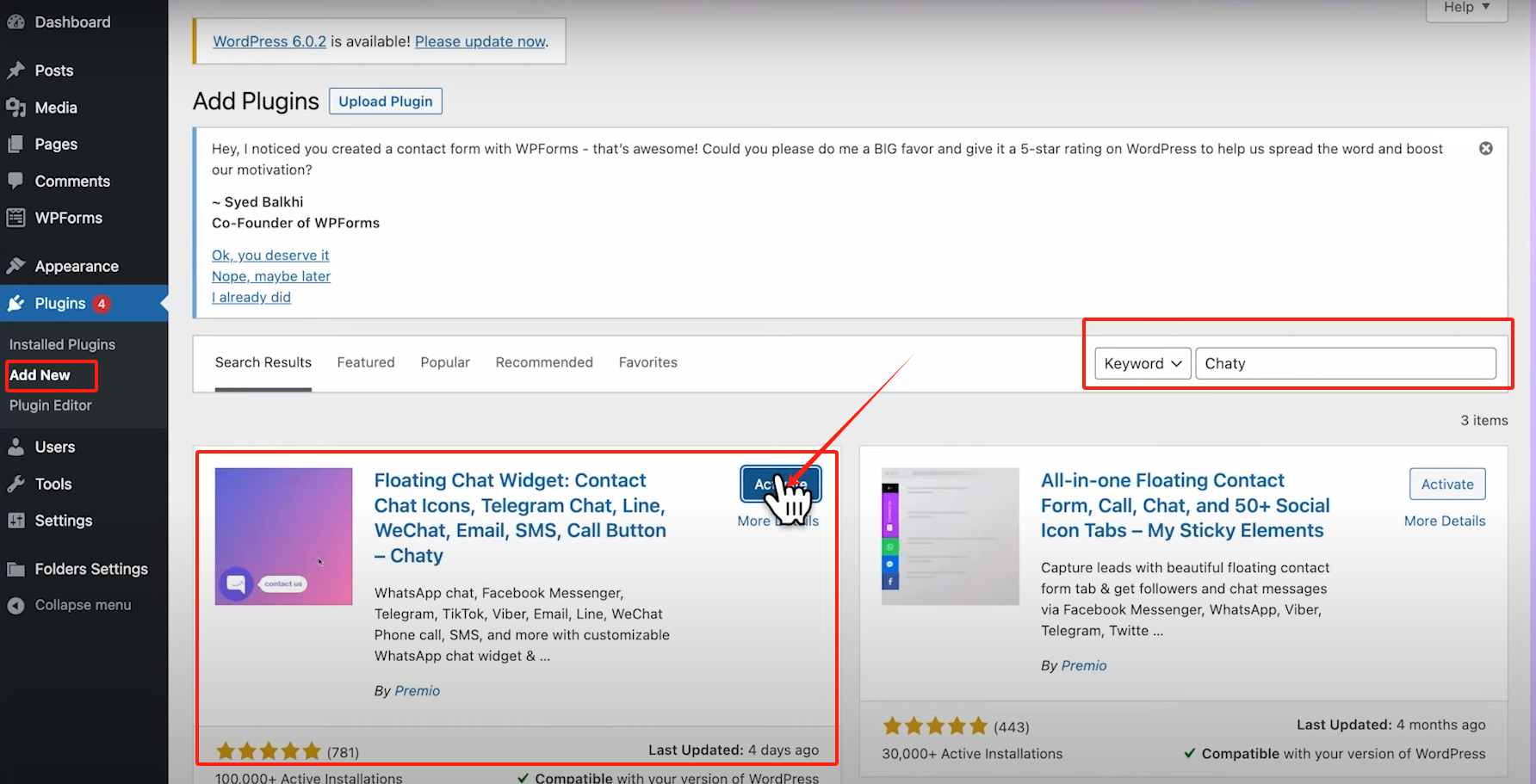 Imagen [3] - ¡Mejorar la interacción con el cliente! Cómo utilizar el plugin Chaty para crear una experiencia de comunicación eficaz