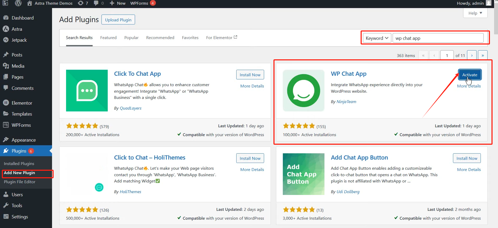 图片[3]-如何在 WordPress 网站上添加浮动 WhatsApp 聊天按钮（免费版）