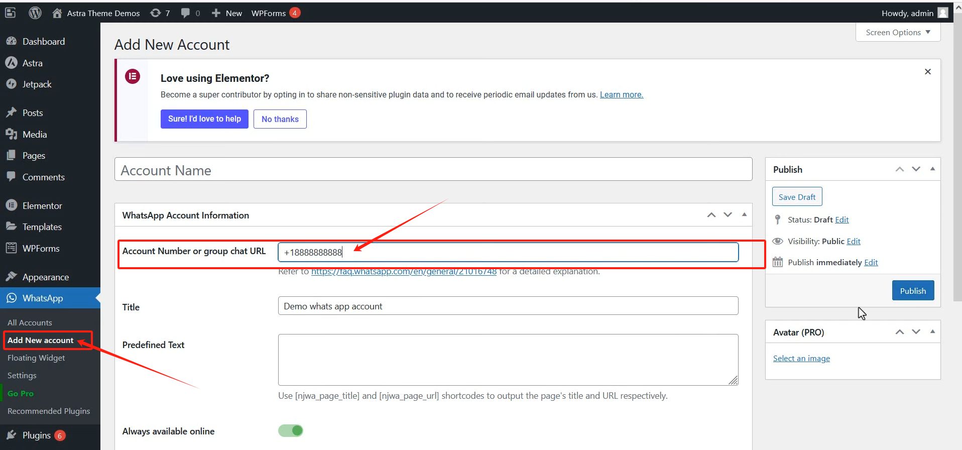 图片[4]-如何在 WordPress 网站上添加浮动 WhatsApp 聊天按钮（免费版）