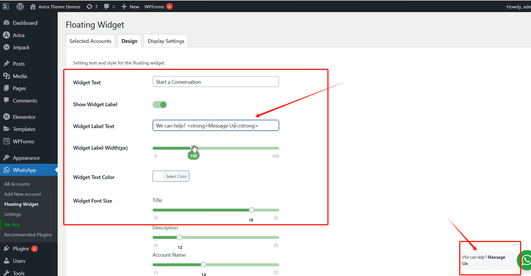 图片[5]-如何在 WordPress 网站上添加浮动 WhatsApp 聊天按钮（免费版）