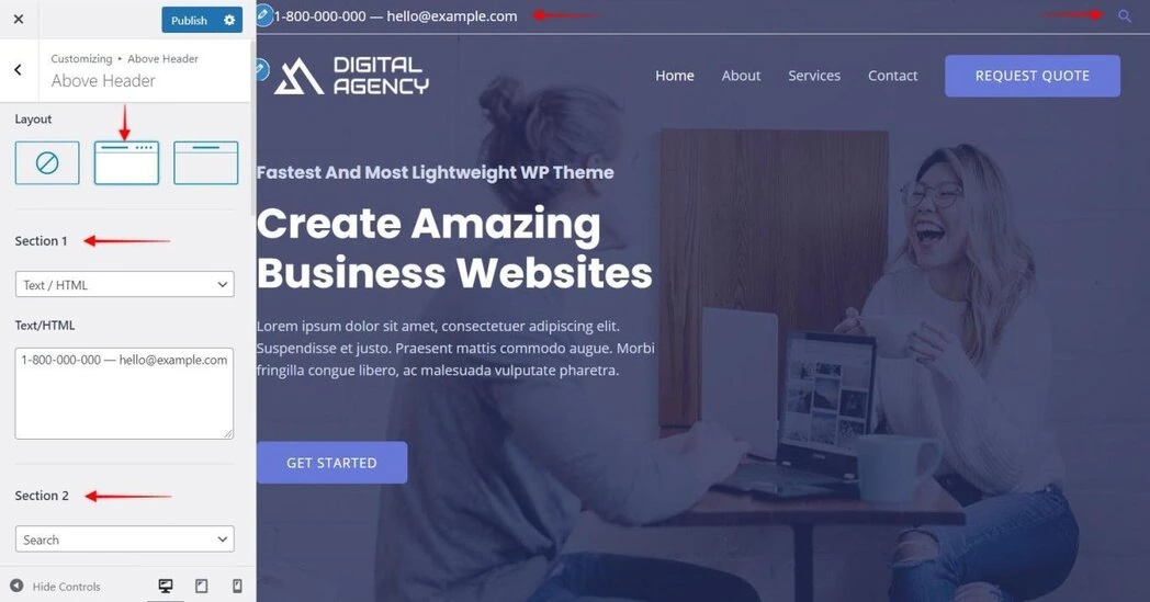 Image [2]-Astra Above Header Module Explained : Créer une zone d'affichage flexible au niveau supérieur