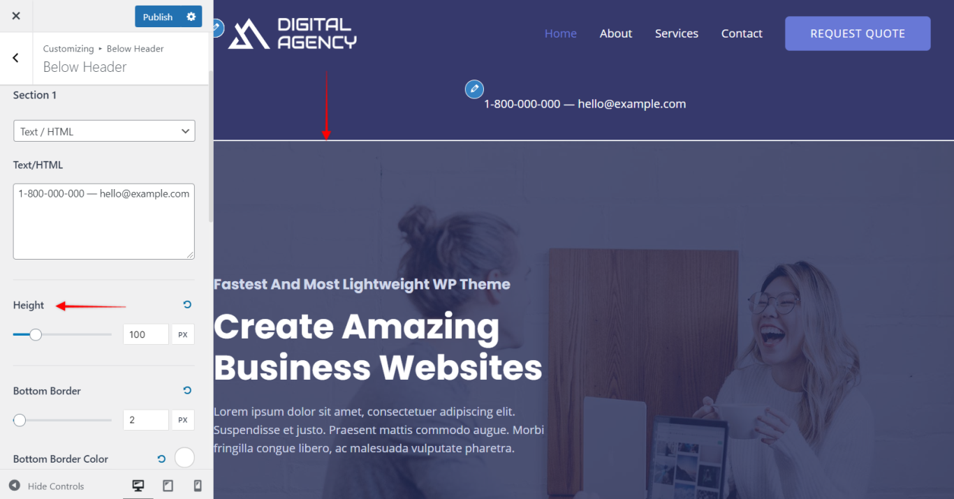 Imagen [11]-Guía del usuario del módulo de cabecera inferior de Astra: mejora de la visualización superior de su sitio web
