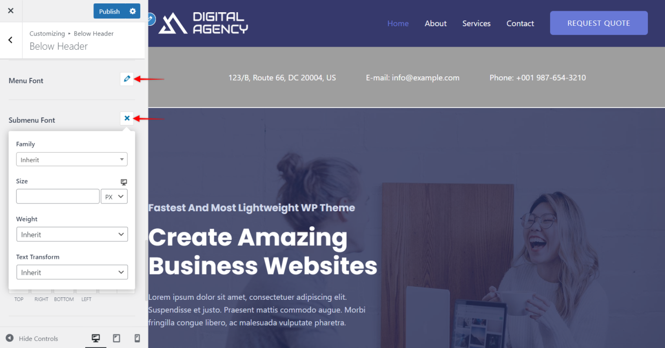 Imagen [13]-Guía del usuario del módulo de cabecera inferior de Astra: mejora de la visualización superior de su sitio web