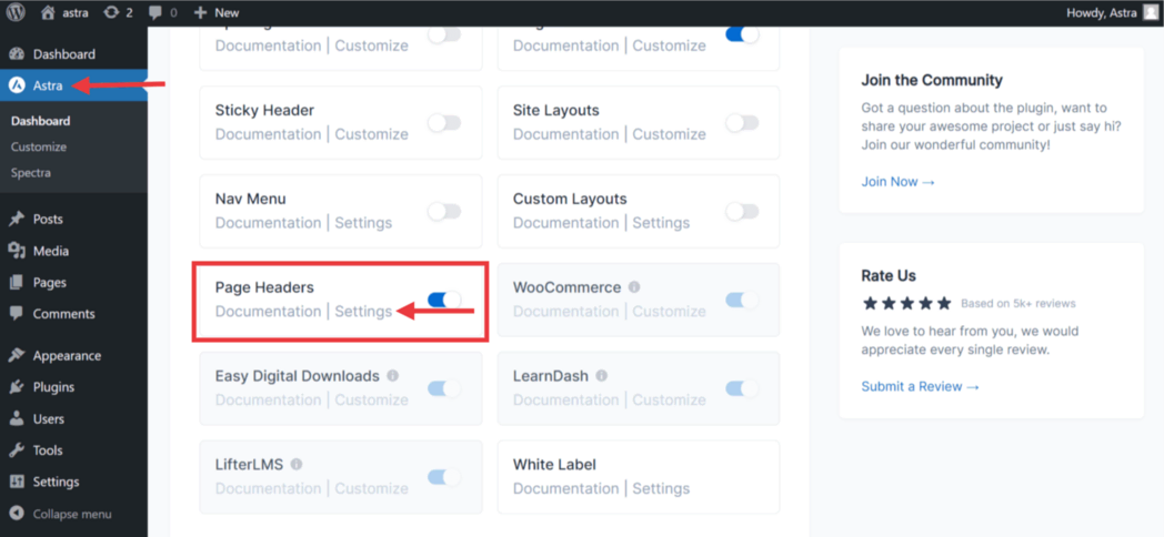 画像[2]-Astra Proページヘッダーモジュールの説明：パーソナライズされたページヘッダーエリアの作成