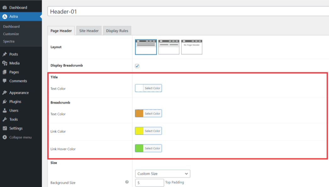 画像[10]-Astra Proページヘッダーモジュールの説明：パーソナライズされたページヘッダーエリアの作成