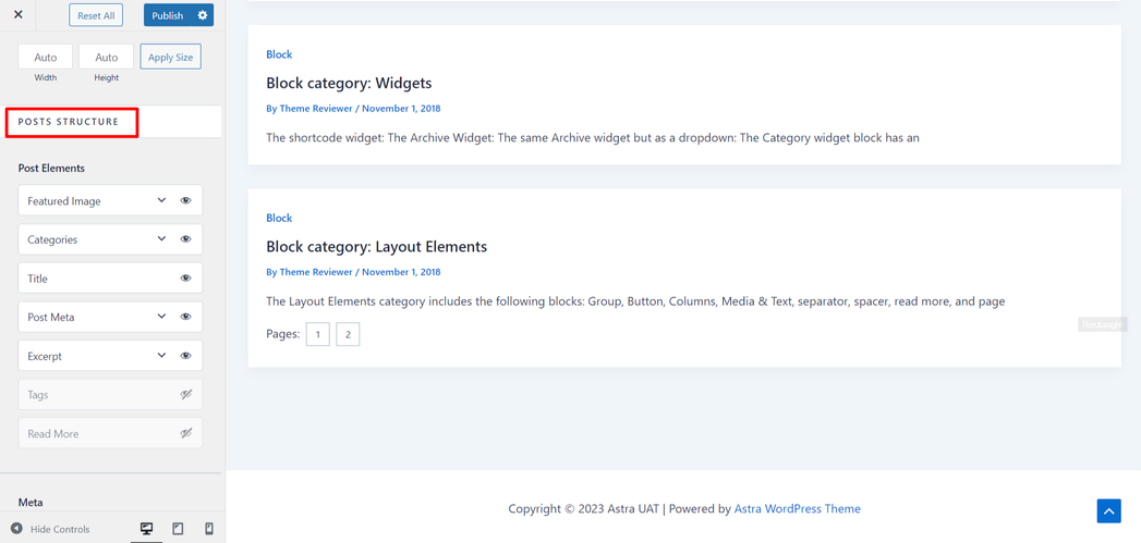 Imagen [9]-Guía de configuración completa del módulo Blog Pro de Astra: personalización del diseño y los estilos de la página de archivos del blog