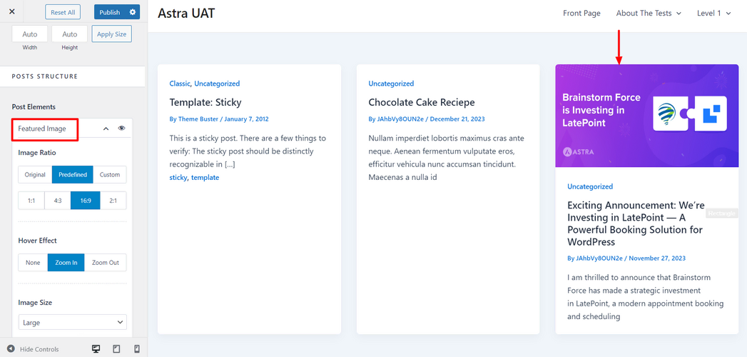 Imagen [10]-Guía de configuración completa del módulo Blog Pro de Astra: personalización del diseño y los estilos de la página de archivos del blog