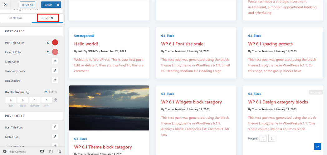 Imagen [11]-Guía de configuración completa del módulo Blog Pro de Astra: personalización del diseño y los estilos de la página Archivo de blog