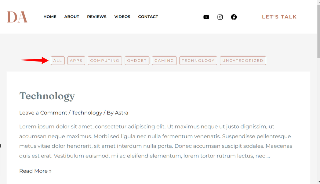 画像[2]-アストラブログ アーカイブページ カテゴリーフィルター機能の追加チュートリアル
