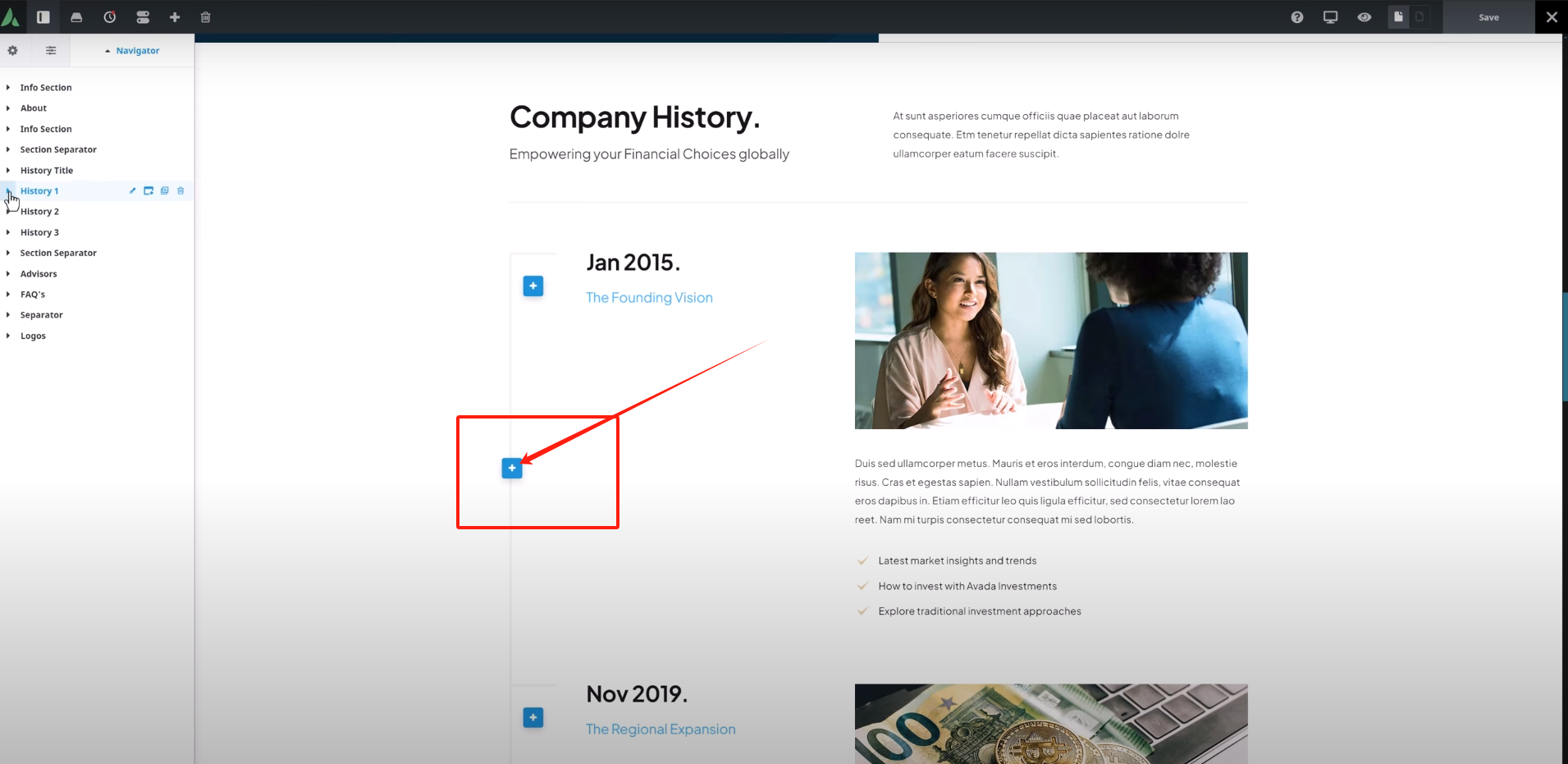 图片[3]-Avada 主题教程：如何在首页上创建自定义时间轴，根据时间维度深度介绍品牌故事
