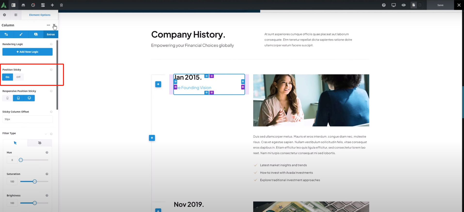 图片[8]-Avada 主题教程：如何在首页上创建自定义时间轴，根据时间维度深度介绍品牌故事