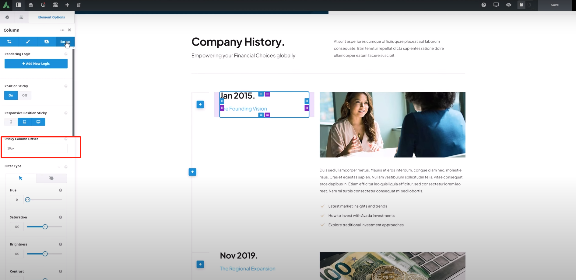 图片[9]-Avada 主题教程：如何在首页上创建自定义时间轴，根据时间维度深度介绍品牌故事