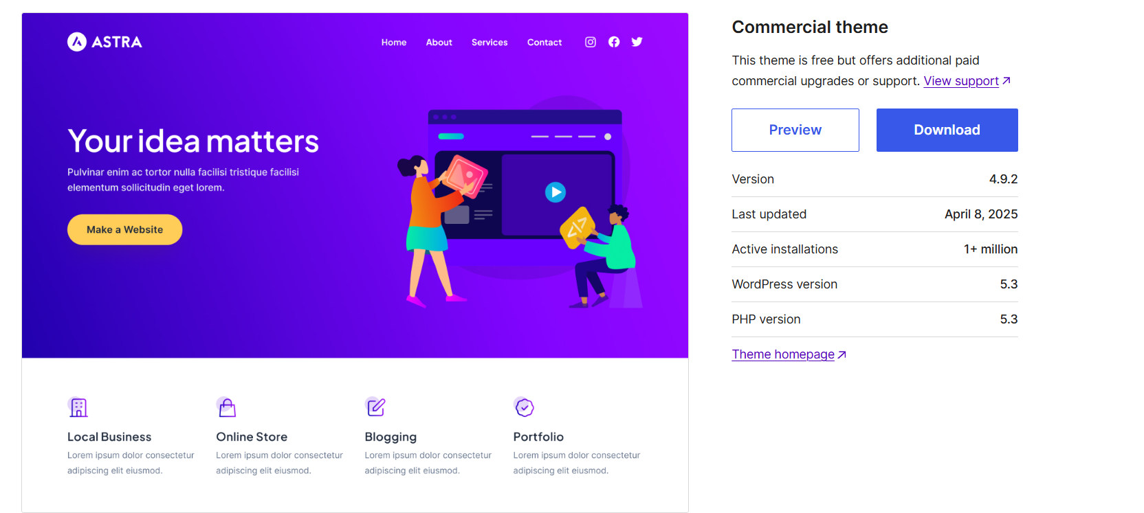 图片[1]-5 款最佳免费 Elementor 主题推荐：轻松打造高性能 WordPress 网站