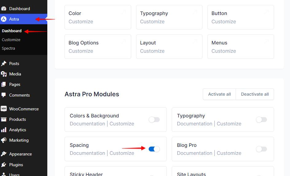 Imagen [2]-Astra Pro Spacing Addon User Guide: Control total del espaciado de las páginas de WordPress