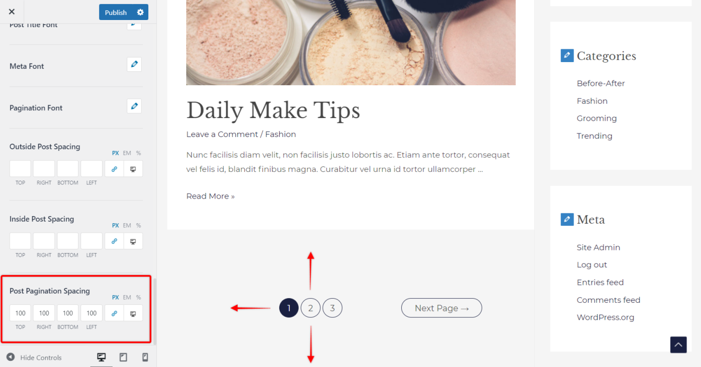 Imagen [4]-Astra Pro Spacing Addon User's Guide: Control total del espaciado de páginas en WordPress