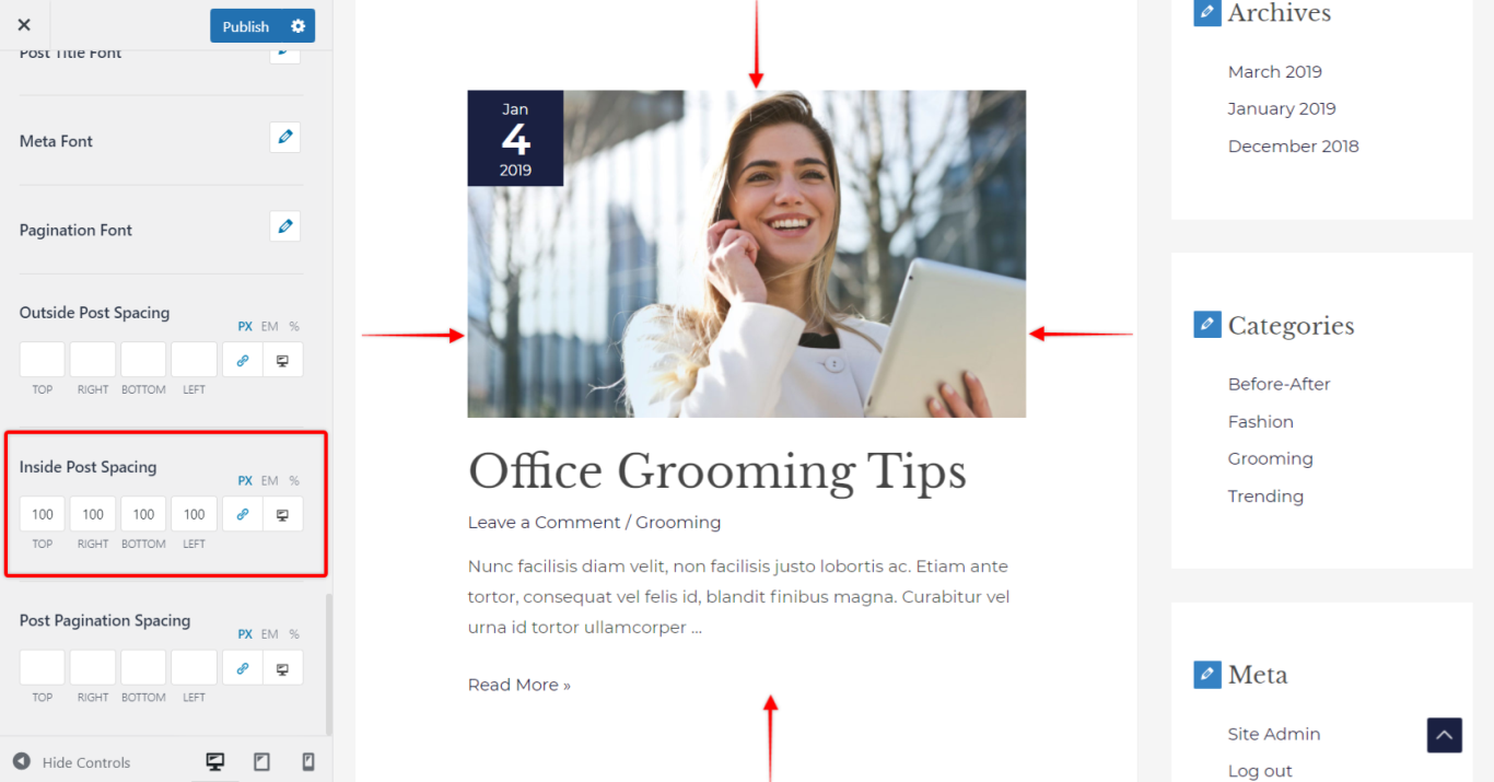 Imagen [6]-Astra Pro Spacing Addon User's Guide: Control total del espaciado de páginas en WordPress