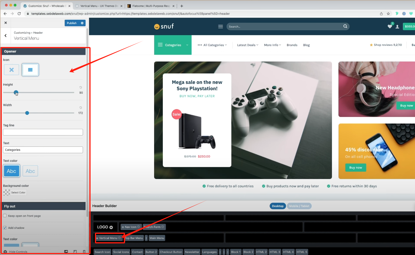 图片[5]-如何在 Flatsome 中设置垂直菜单和移动标签菜单：完整指南