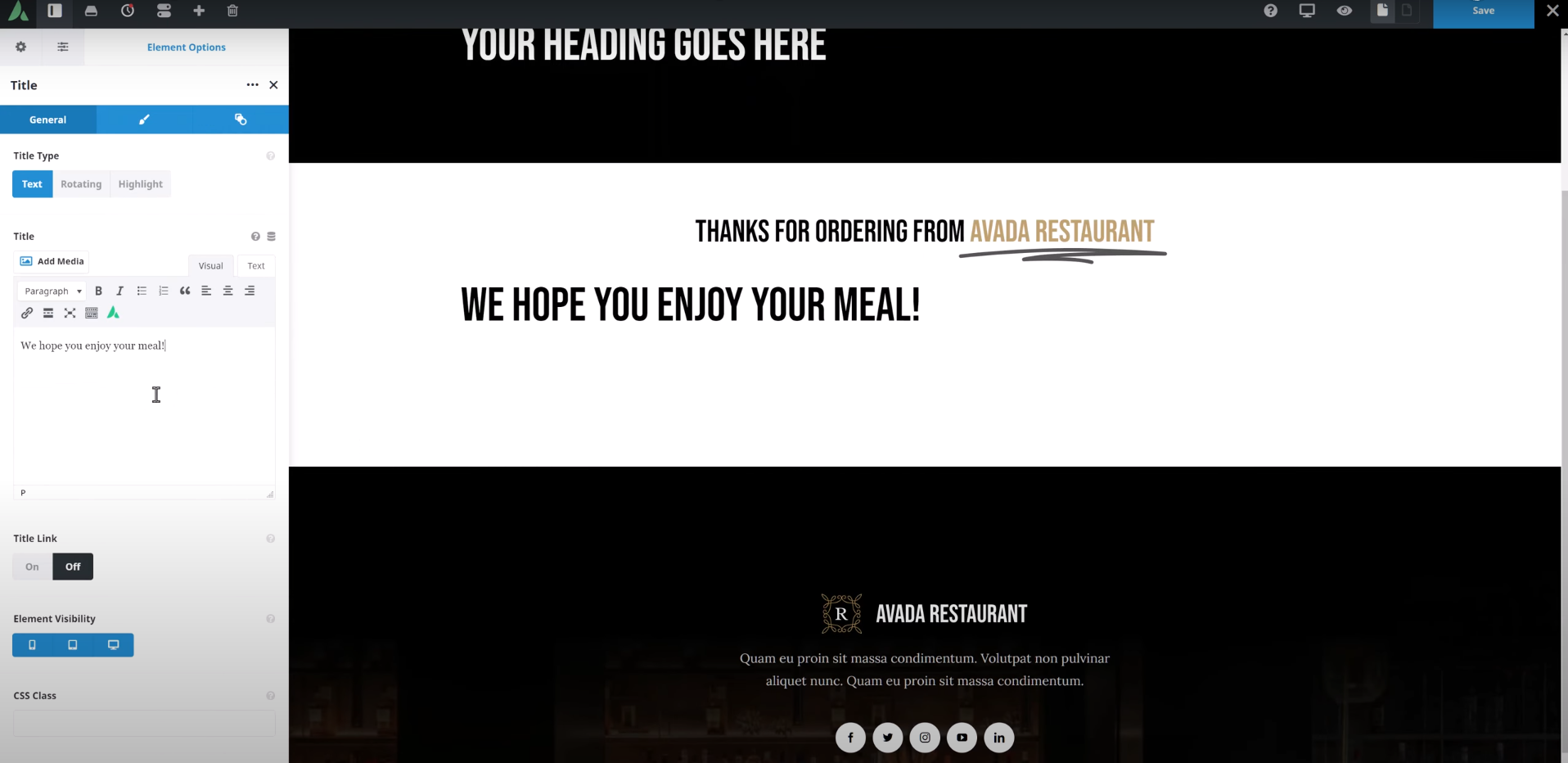 Imagen [6] - Cree una página de agradecimiento personalizada de WooCommerce con el tema Avada para mejorar la experiencia del cliente