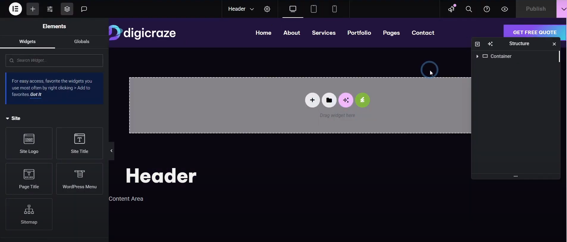 图片[2]-Elementor 教程：提升网页高级感！Elementor透明页眉实用设置技巧详解