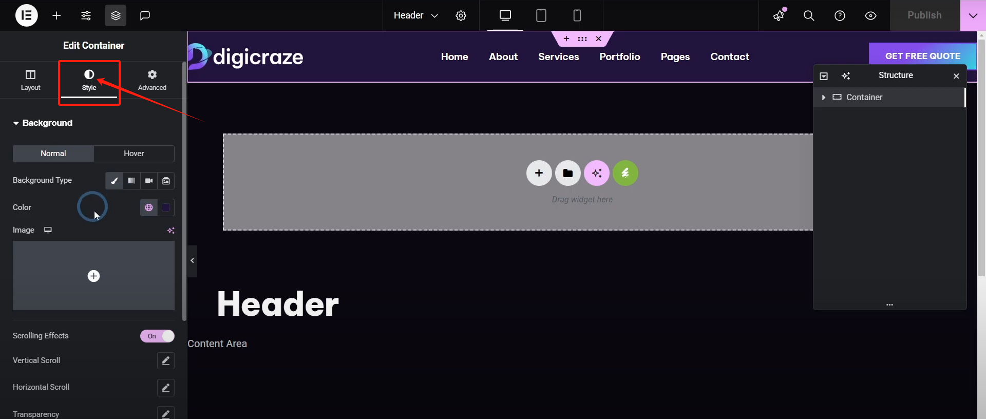图片[4]-Elementor 教程：提升网页高级感！Elementor透明页眉实用设置技巧详解