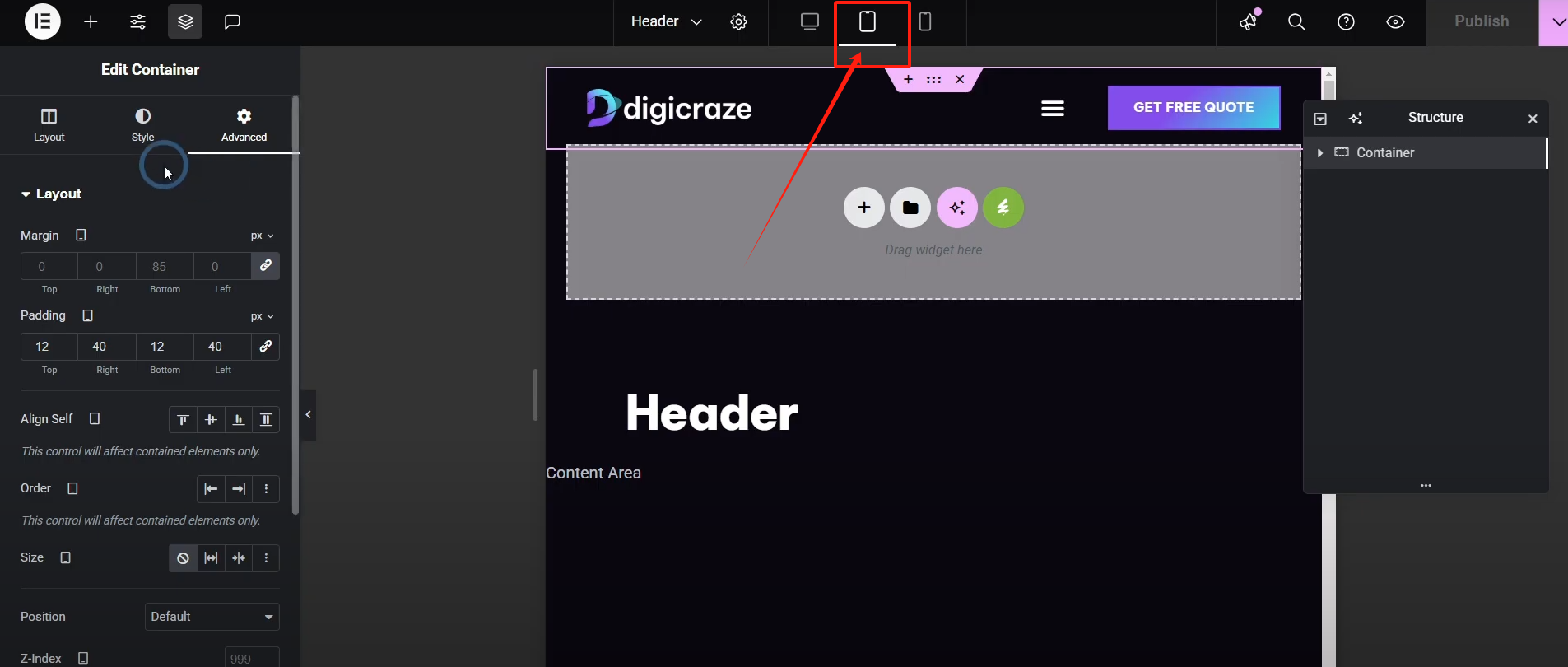图片[9]-Elementor 教程：提升网页高级感！Elementor透明页眉实用设置技巧详解