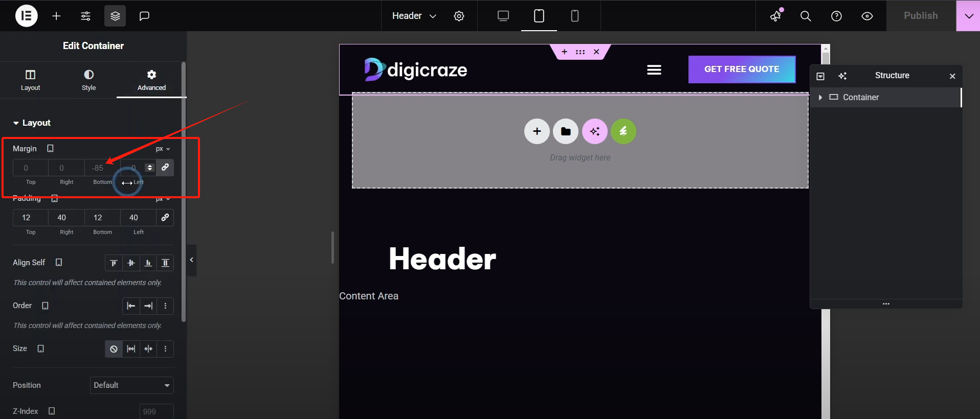 图片[11]-Elementor 教程：提升网页高级感！Elementor透明页眉实用设置技巧详解