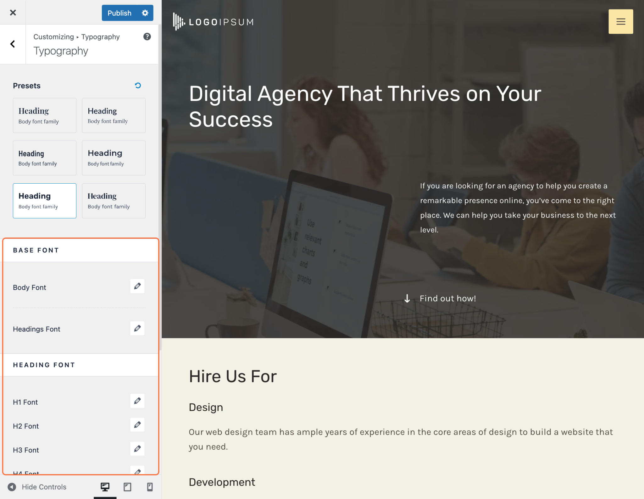 Image [5] - Astra Theme Font Settings and Presets Explained : Quickly Unify Typographic Styles (Paramètres de police et préréglages du thème Astra expliqués : unifier rapidement les styles typographiques)