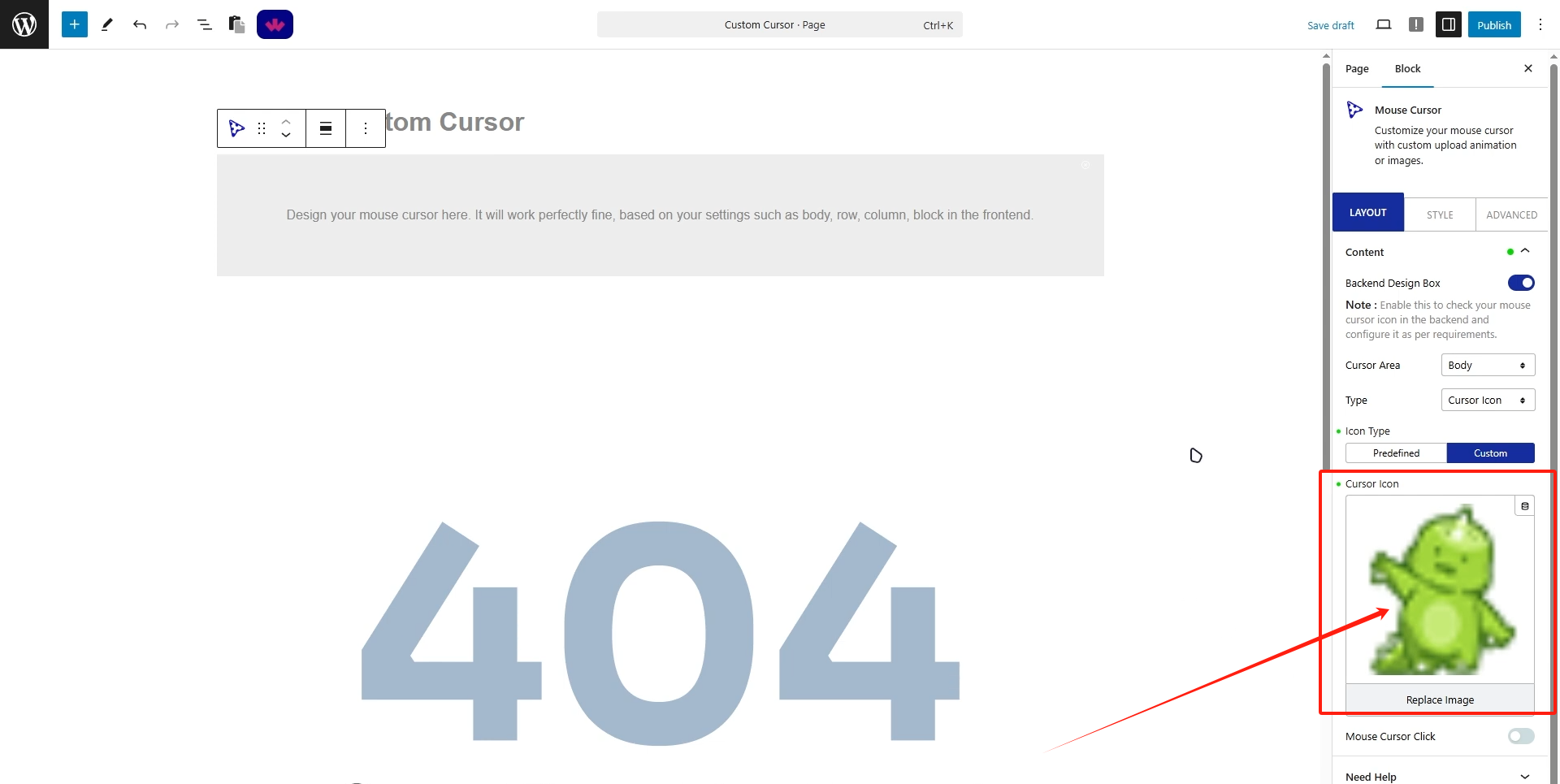 图片[7]-WordPress教程：用Nexter Blocks为你的网站添加个性化鼠标指针