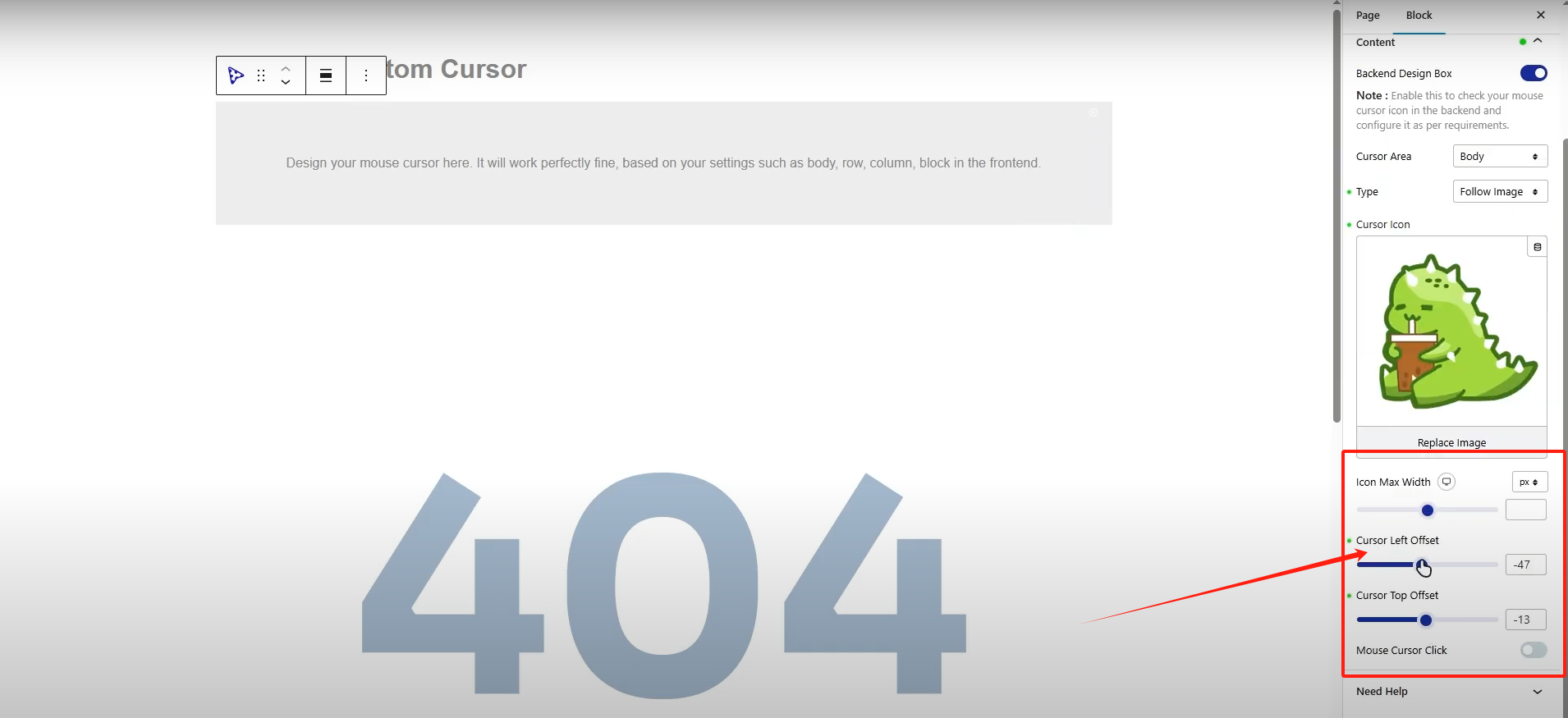 图片[9]-WordPress教程：用Nexter Blocks为你的网站添加个性化鼠标指针