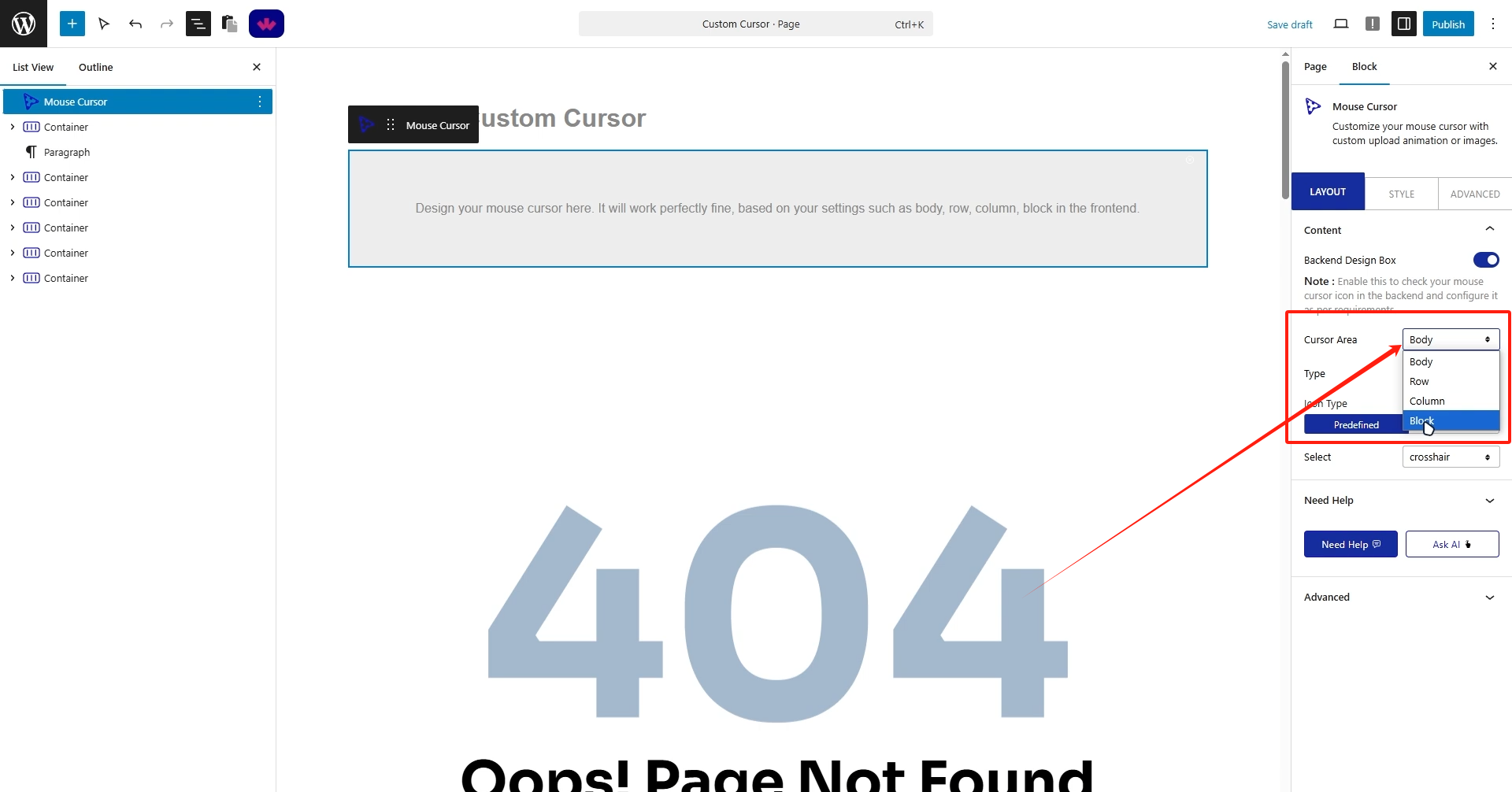 图片[14]-WordPress教程：用Nexter Blocks为你的网站添加个性化鼠标指针