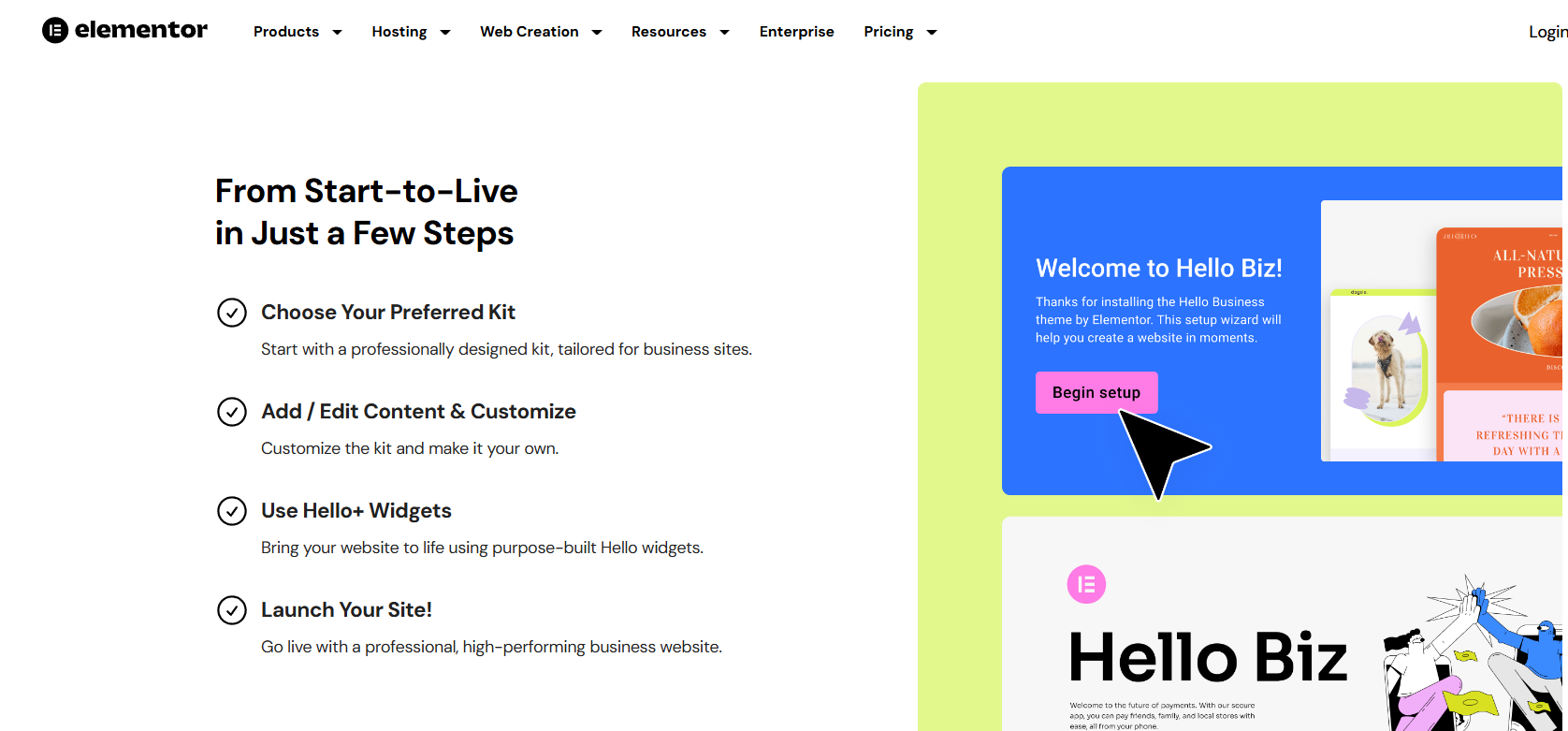 Imagen [2] - Actualización importante del tema Elementor Hello Biz: una nueva herramienta para crear sitios web empresariales eficaces