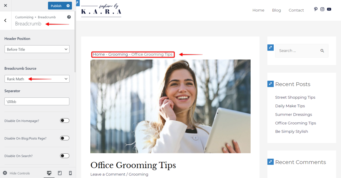 Image [6] - How to Enable and Manage Breadcrumb Navigation in Astra Theme