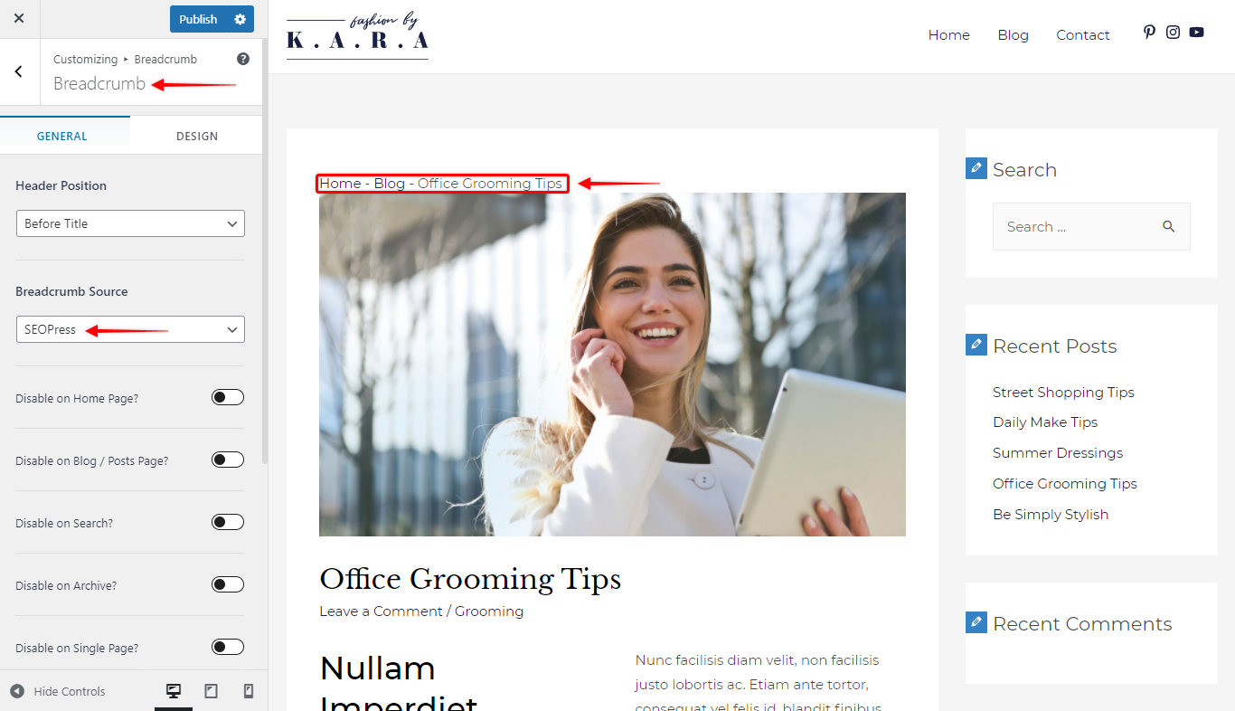 Image [9] - How to Enable and Manage Breadcrumb Navigation in Astra Theme