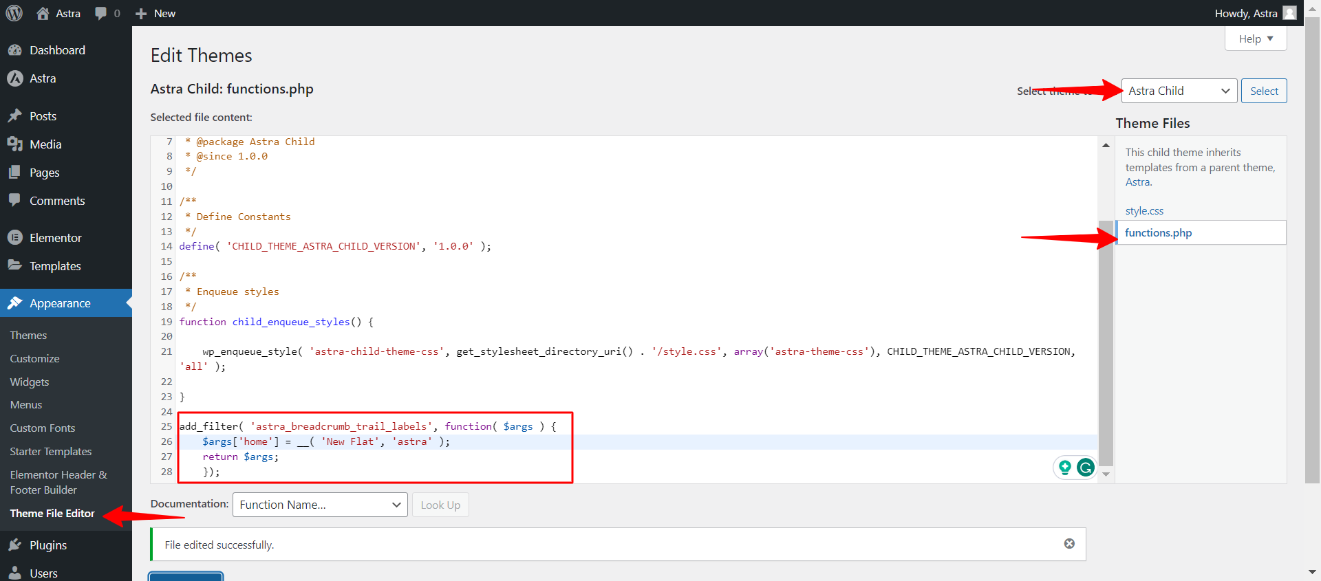图片[3]-Astra主题中面包屑的详细讲解