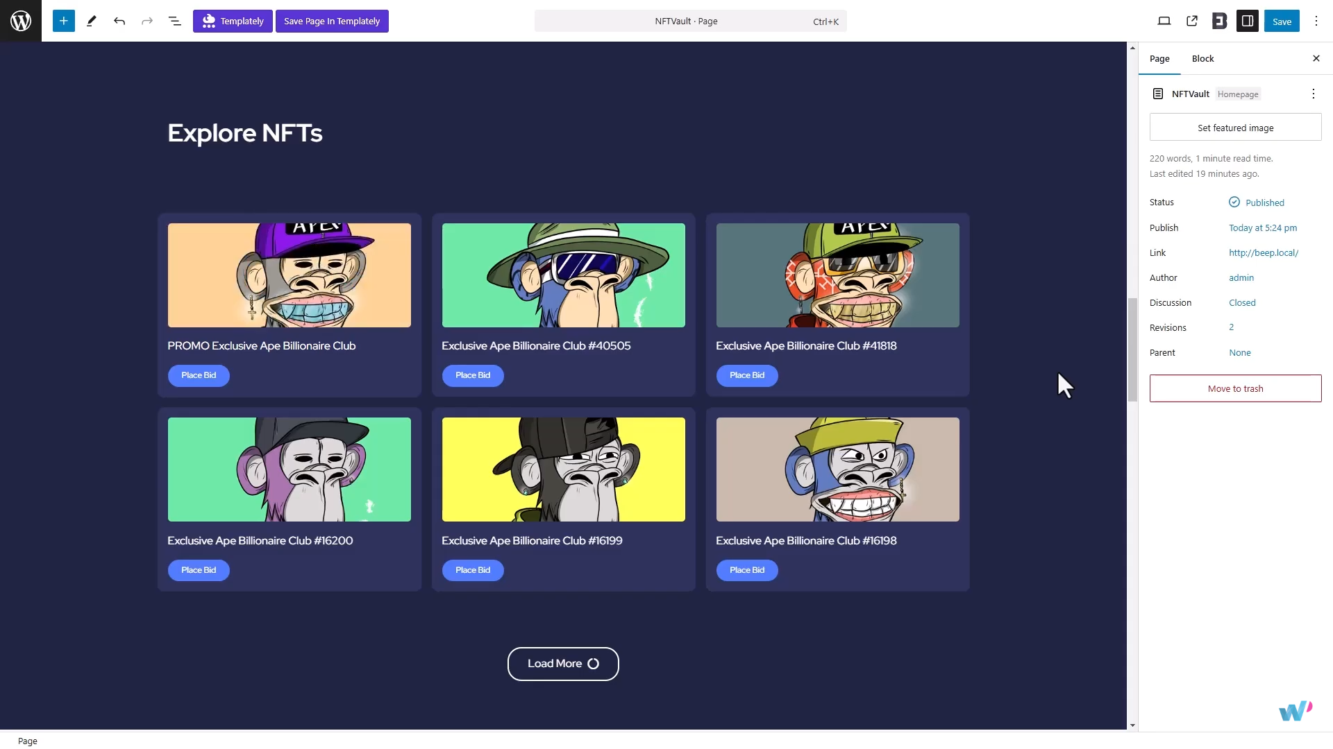 图片[13]-如何在WordPress 网站上使用 Templately模板快速搭建 NFT 网站