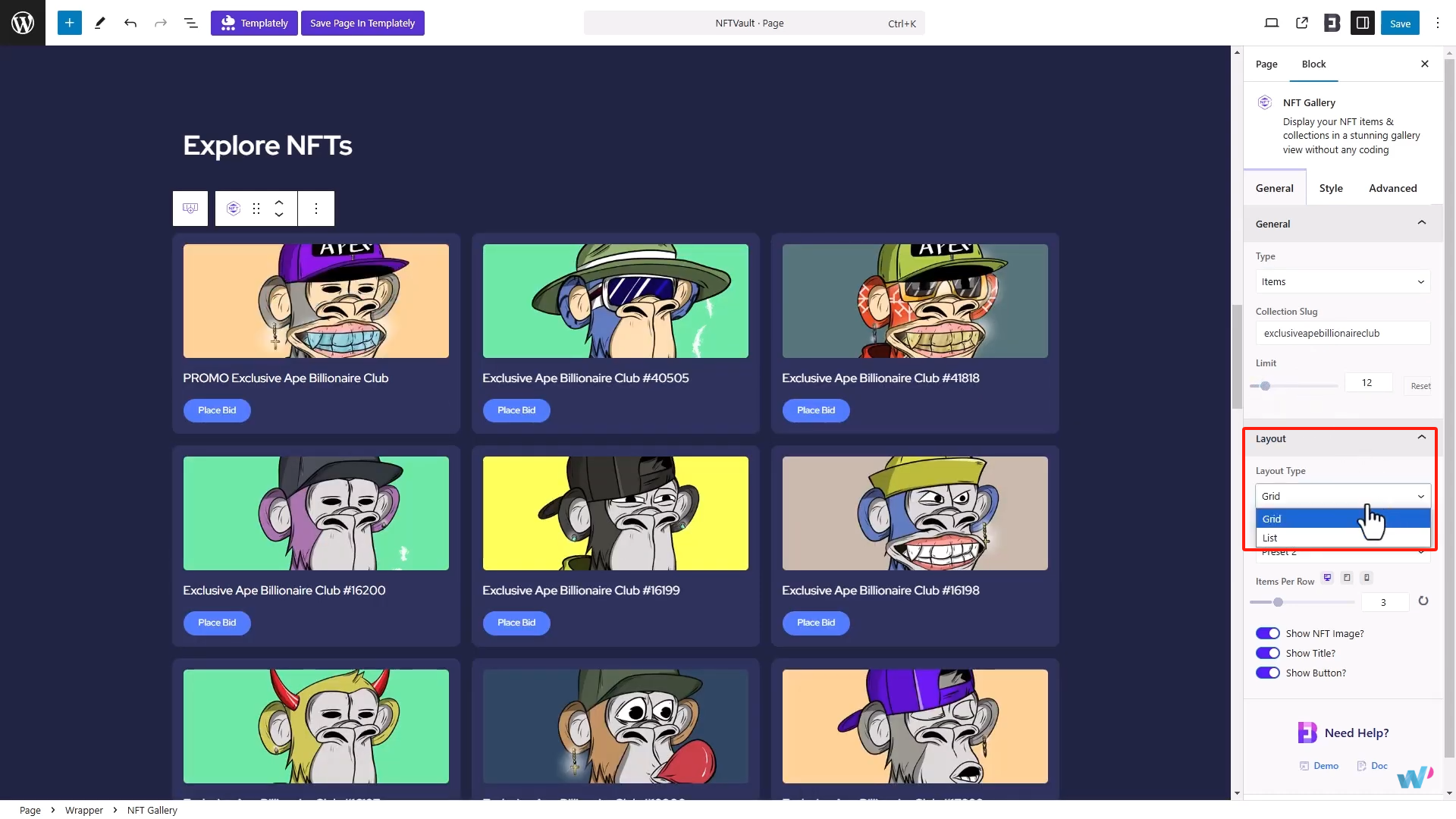 图片[15]-如何在WordPress 网站上使用 Templately模板快速搭建 NFT 网站