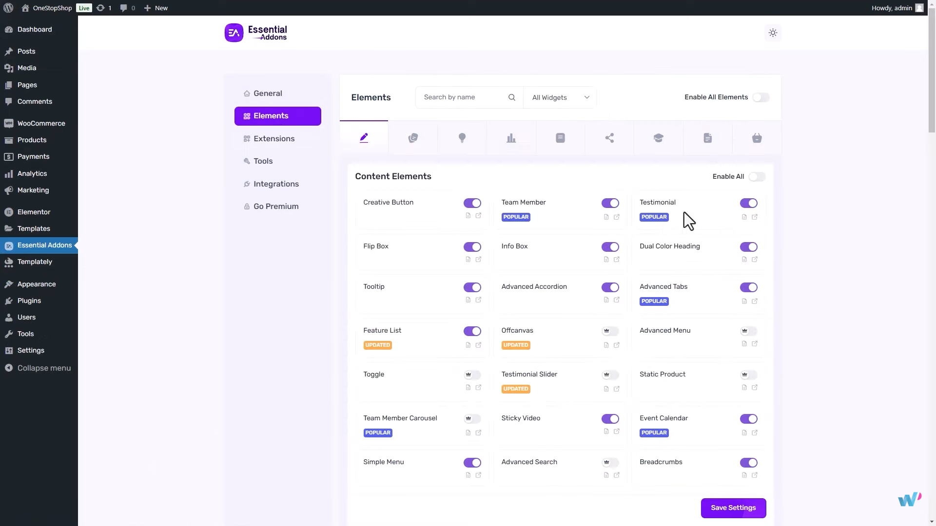 图片[2]-如何使用 Essential Addons 自定义 WooCommerce 商品图片外观（Elementor 免费方案）