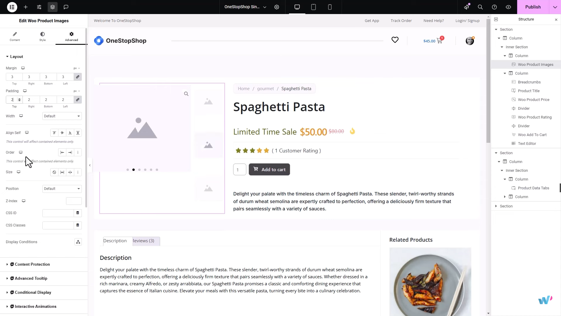 图片[11]-如何使用 Essential Addons 自定义 WooCommerce 商品图片外观（Elementor 免费方案）