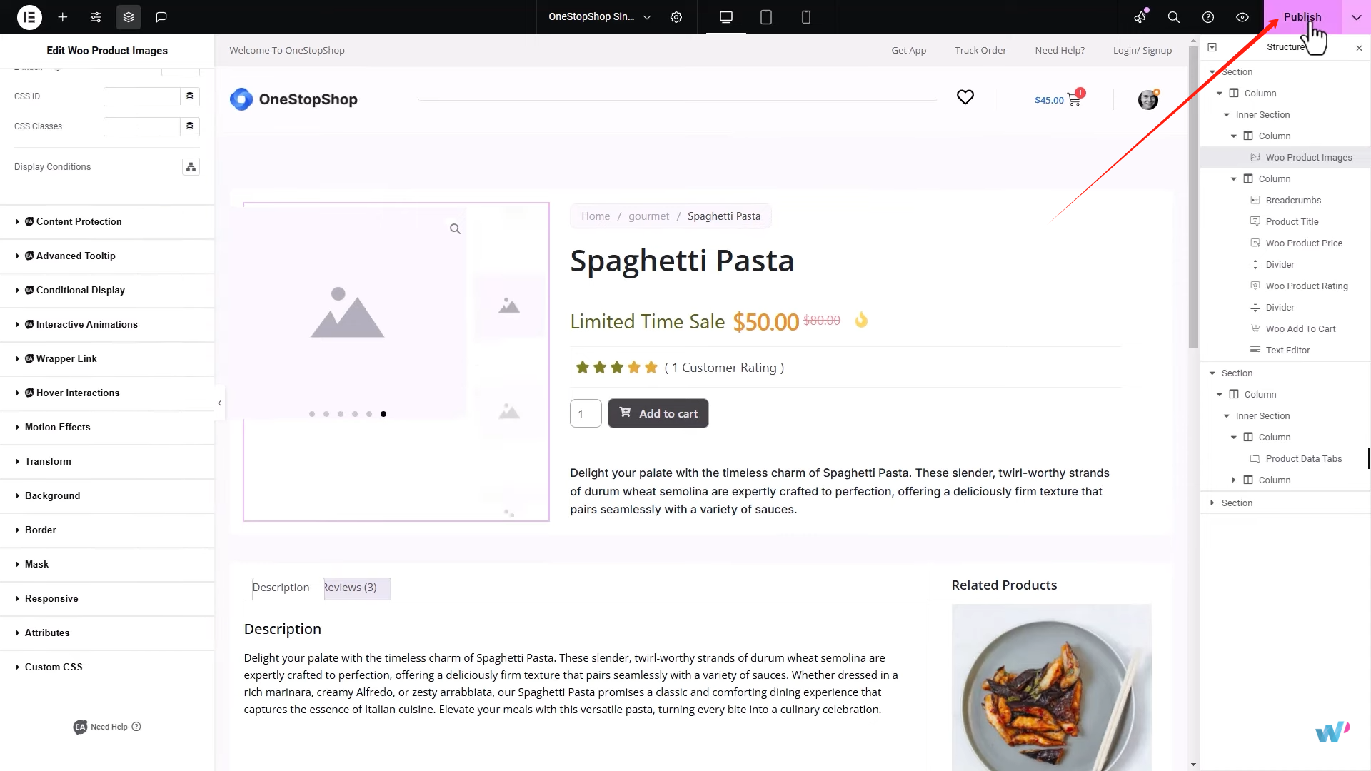 图片[12]-如何使用 Essential Addons 自定义 WooCommerce 商品图片外观（Elementor 免费方案）
